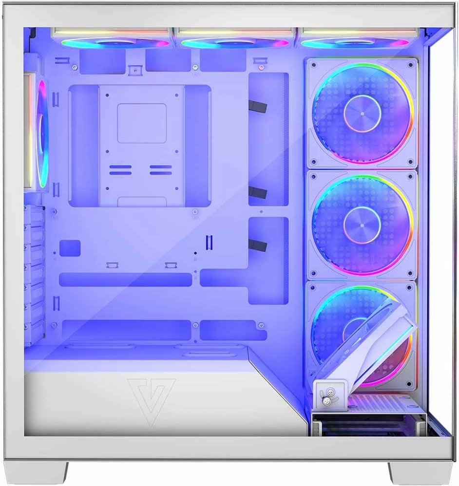 Kasë MODECOM Volcano Stellar 8F ARGB 20, Midi Tower, e bardhë