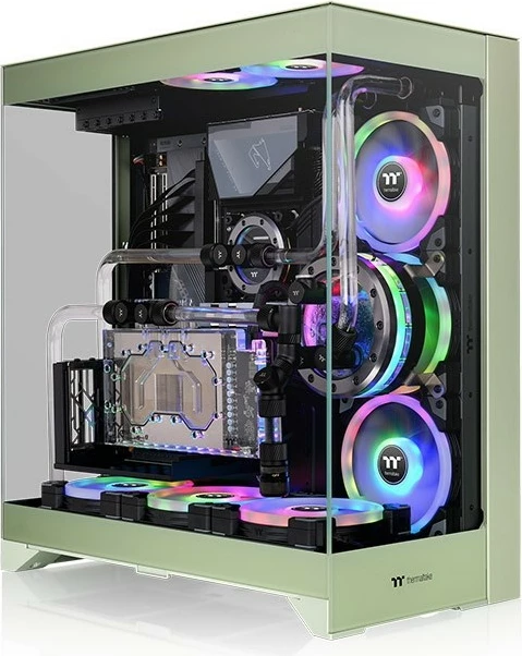 Kasë Thermaltake CTE E550 TG, Midi Tower, Matcha Green