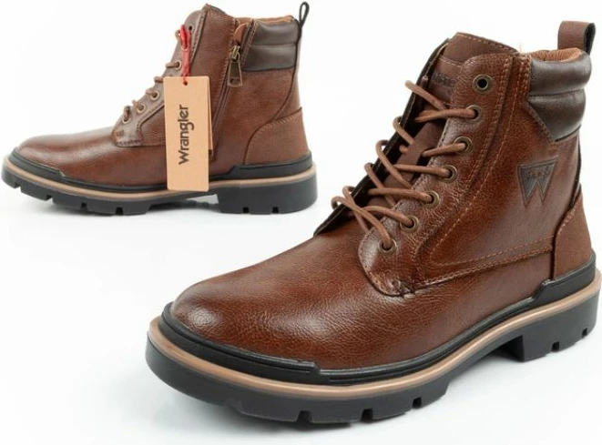 Çizme chelsea për meshkuj Wrangler, kafe