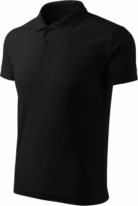 Maicë polo Malfini për meshkuj, e zezë