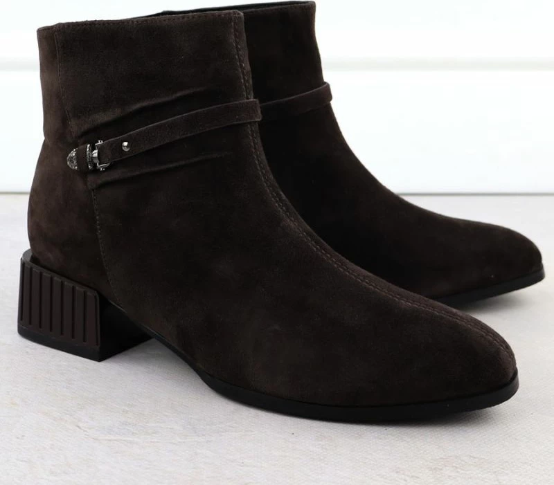 Çizme femra D&A S.Barski CR52-651, kafe