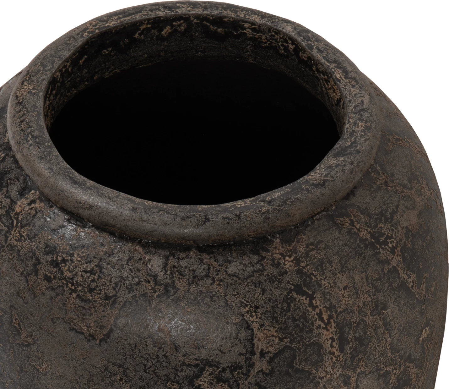 Vazo dekorative për dysheme SPARTA, ngjyrë e zezë, Φ47x69H cm