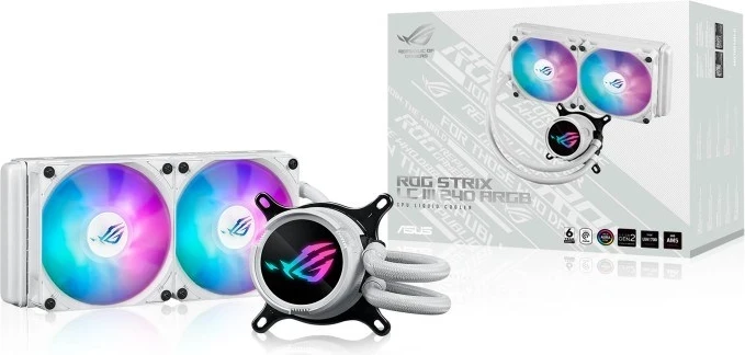Sistemi i ftohjes ASUS ROG STRIX LC III 240 ARGB, Edicioni i Bardhë
