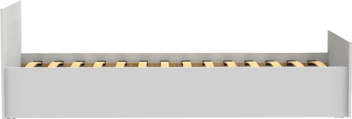 Krevat njësh Toscana, ngjyrë e bardhë, 90x200cm