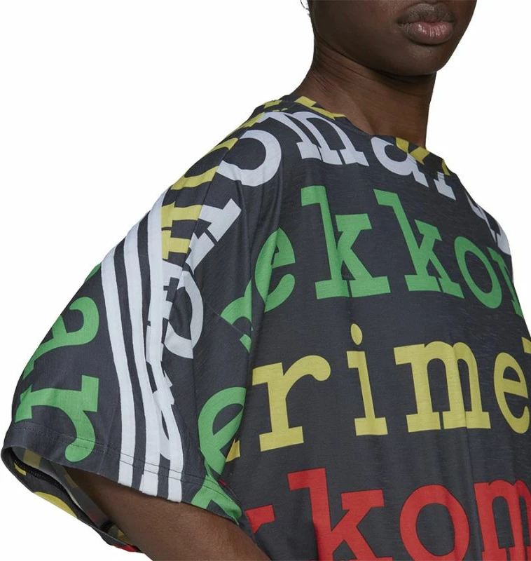 Maicë adidas për femra, e zezë me ngjyra