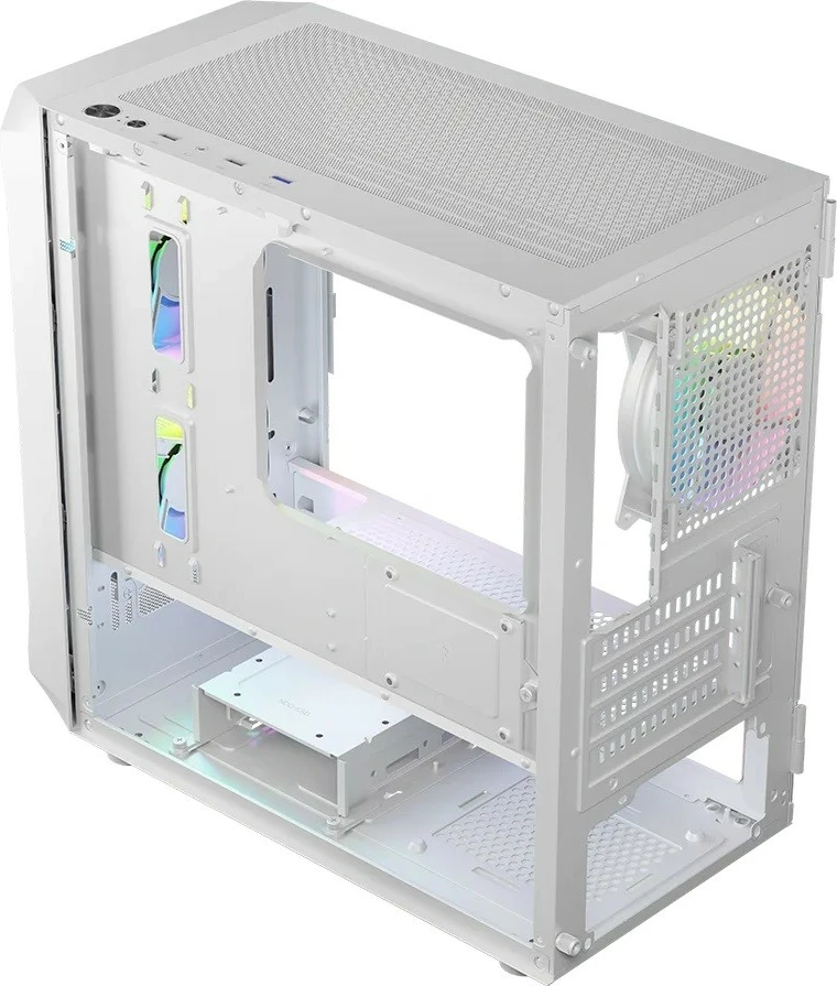 Kasë Logic Concept Portos ARGB Mini, Mini Tower, Micro ATX, e bardhë