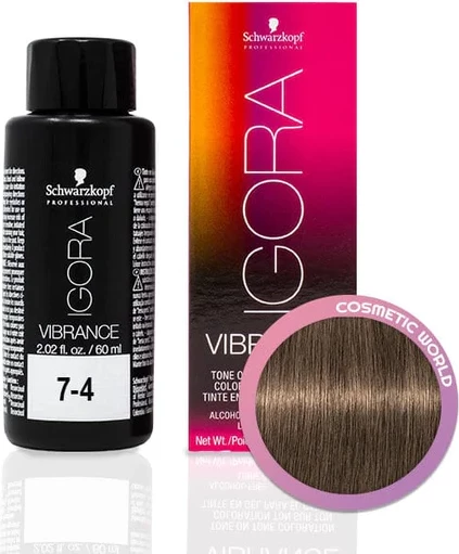 Ngjyrë për flokë Semi Permanente IG Vibrance 7-4, 60 ml