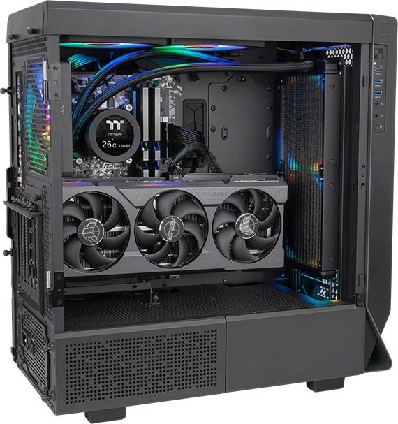 Ftohës uji AIO Thermaltake Toughliquid Ultra 280 RGB për procesor, 2 ventilatorë RGB
