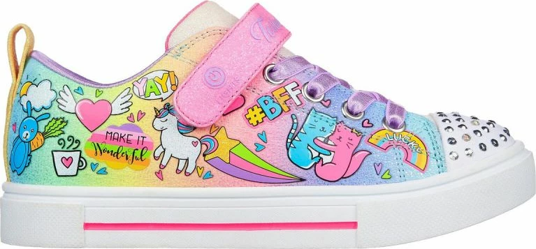 Atlete për fëmijë Skechers, shumëngjyrëshe