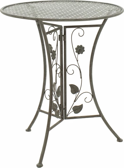 Set tavoline me karrige 3 copë Abriel metal antik antracit