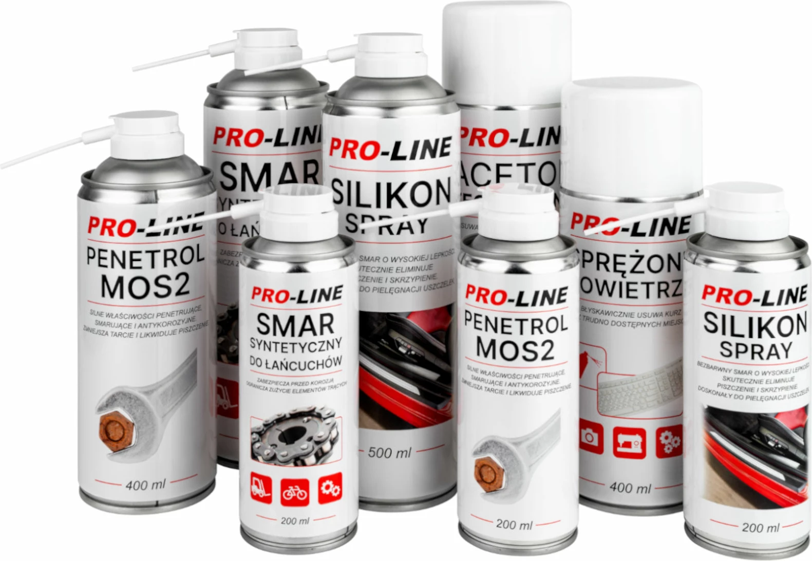 Spërkatës teknik me aceton Pro-Line 1010673, 500 ml, pa ngjyrë