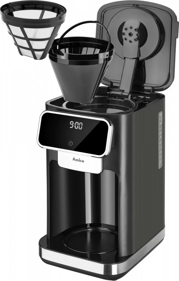 Aparat kafeje pour-over, Amica CD2011 1.8L 1100W me ekran LED, i zi