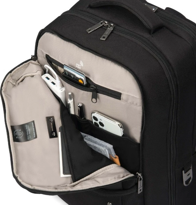 Çantë shpine DICOTA FIVE, për laptop 15-17.3 inç, e zezë