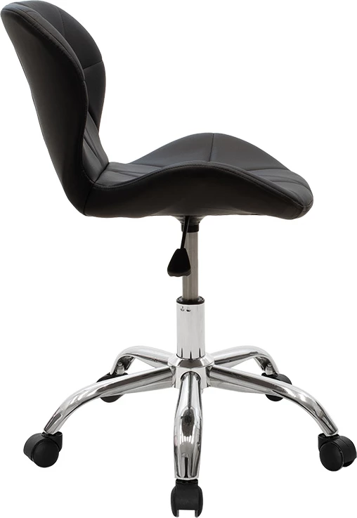 Karrige zyre Frea II, lëkurë PU, ngjyrë e zezë