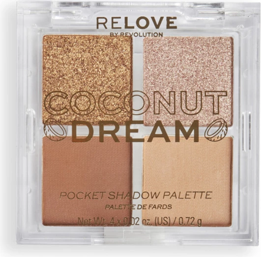 Revolution Relove - Pocket Size Eyeshadow Palette - Coconut Dream