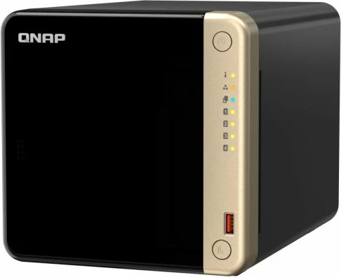 Server NAS QNAP TS-464-8G, 4-bay, 8GB RAM, 2x2.5GbE, 2x M.2 NVMe, HDMI 4K, zi/ari