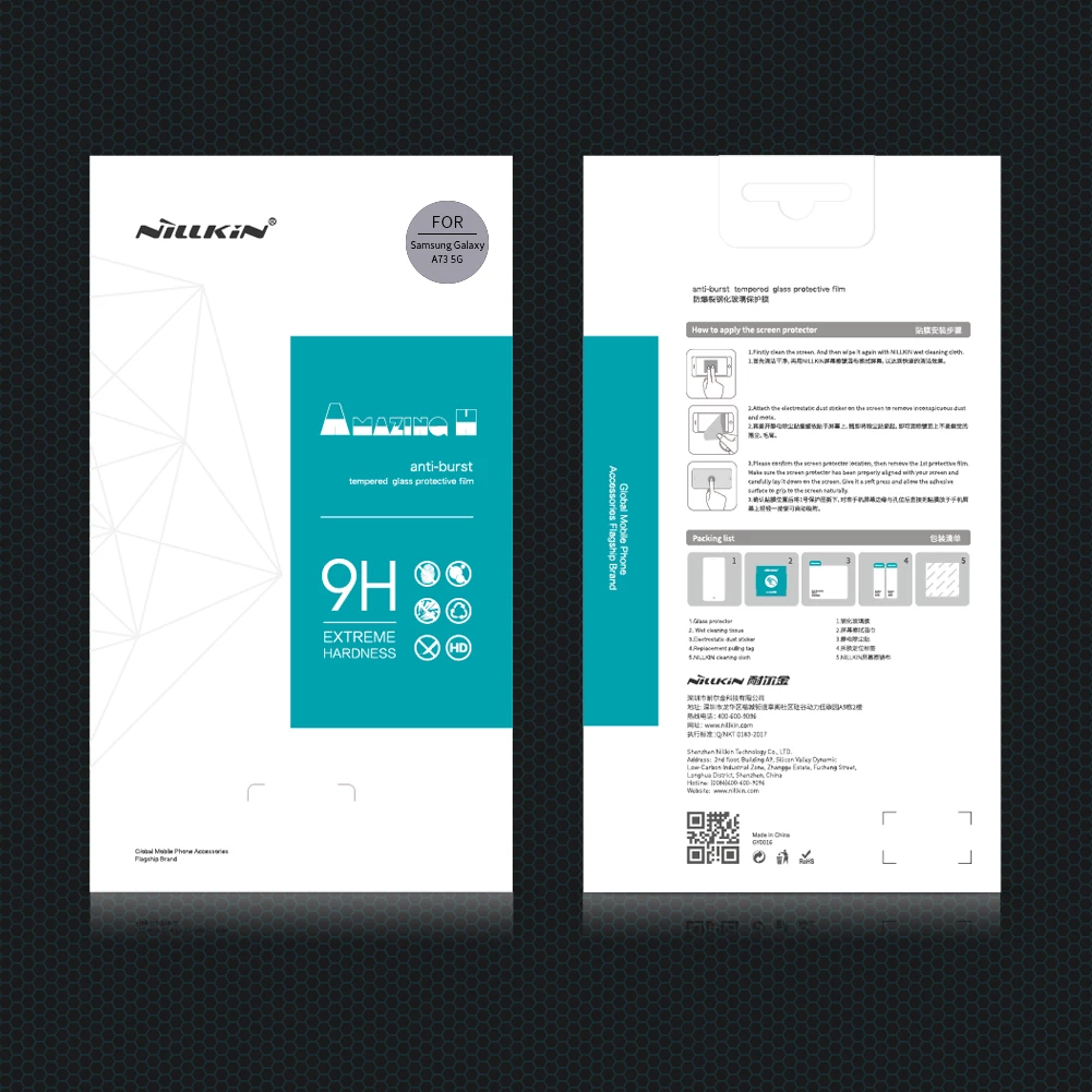 Xham i temperuar Nillkin Amazing H për Samsung Galaxy A73, Transparent