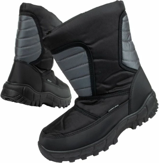 Çizme për femra Cortina, të zeza dhe argjendi