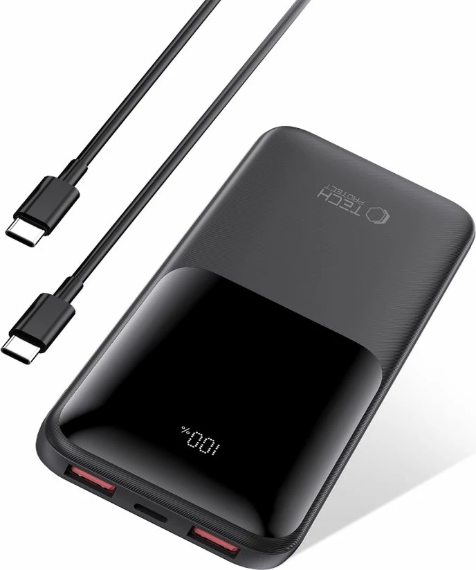 Powerbank Tech-Protect PB01 10000mAh 22.5W, e zezë