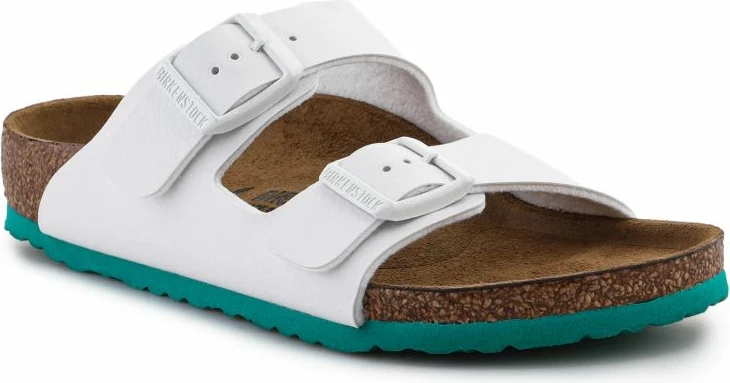 Flip-flopa për fëmijë Birkenstock, të bardha