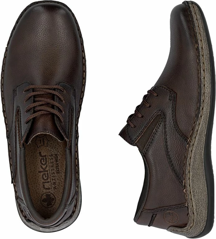 Këpucë për meshkuj Rieker, kafe
