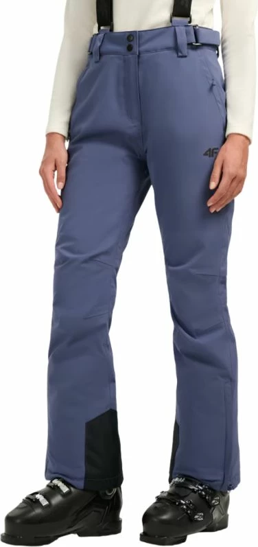 Pantallona skijimi për femra 4F, denim