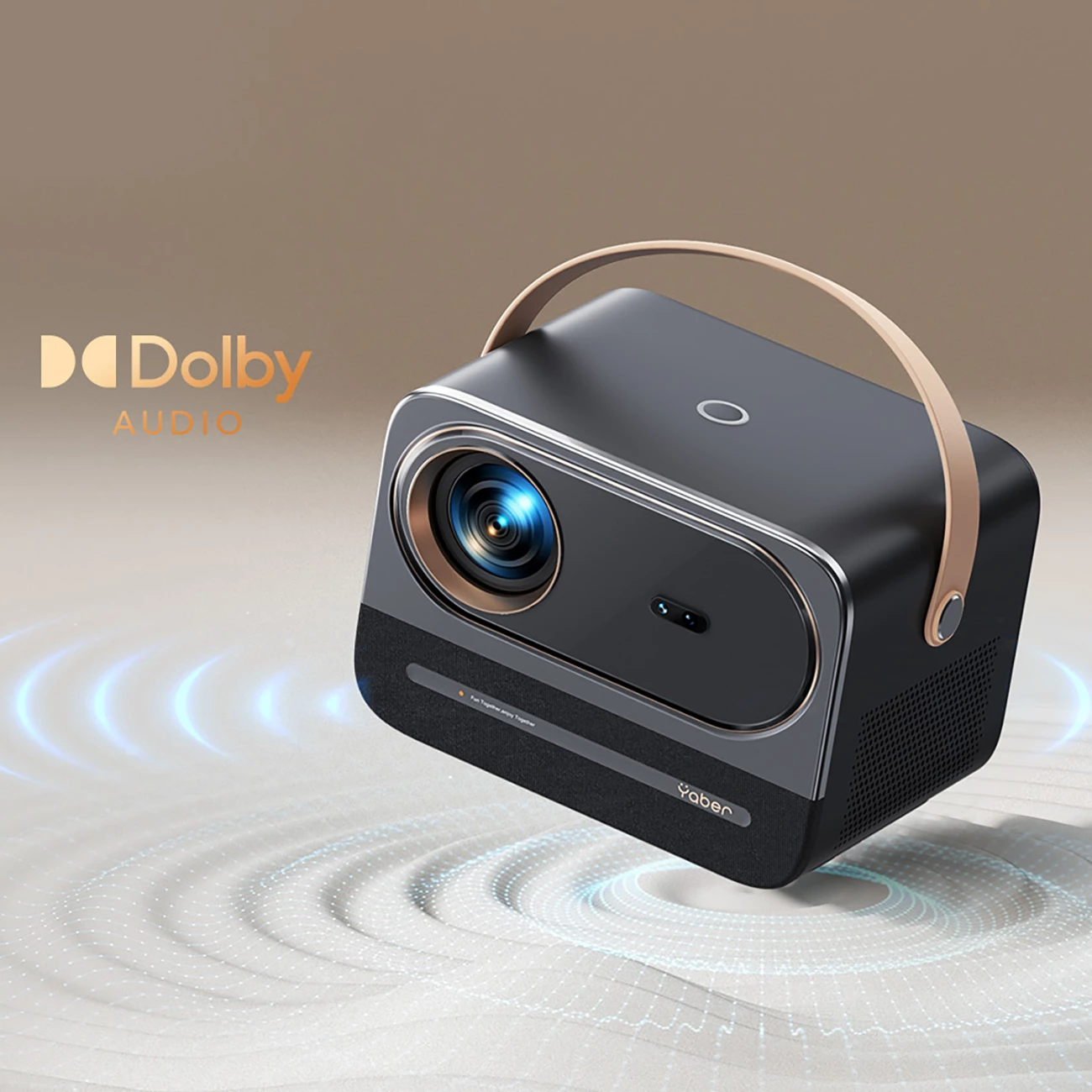 Projektor multimedial Yaber U12, FullHD 1080p, 700 ANSI Lumens, Dolby Audio, i zi