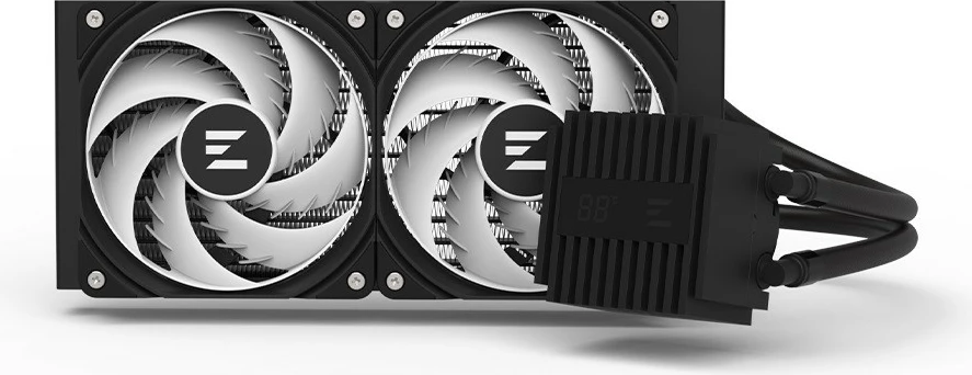Ftohës me ujë për procesor Zalman ALPHA2 A24, 240 mm, ARGB, i zi