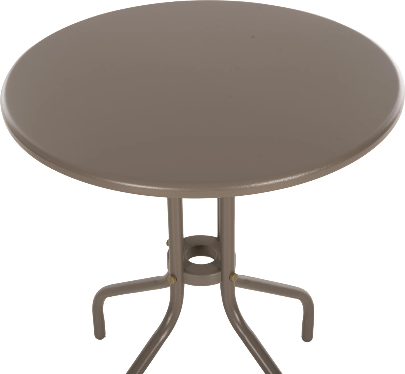 Tavolinë e rrumbullakët për jashtë, ngjyrë shampanjë, LINO FH5973.04, Φ60x70H cm