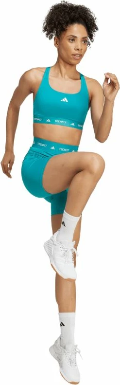 Shorce sportive adidas për femra, të kaltërta