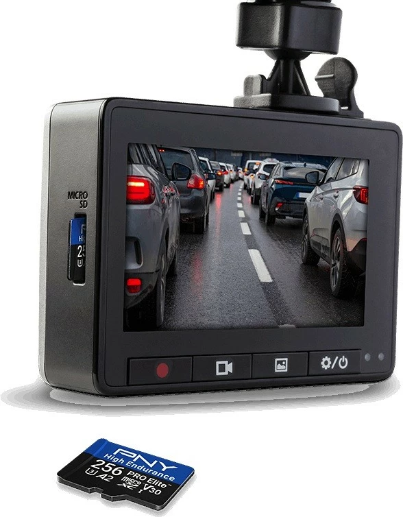 Kartelë memorie microSD PNY PRO Elite High Endurance 256GB, SDXC, UHS-I, U3, V30, A2, pa adapter