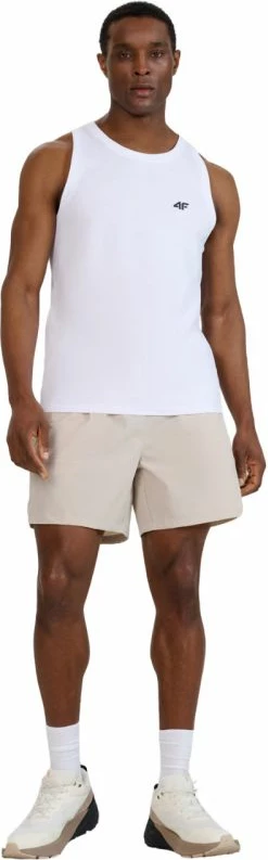 Maicë pa mëngë për meshkuj 4f, e bardhë