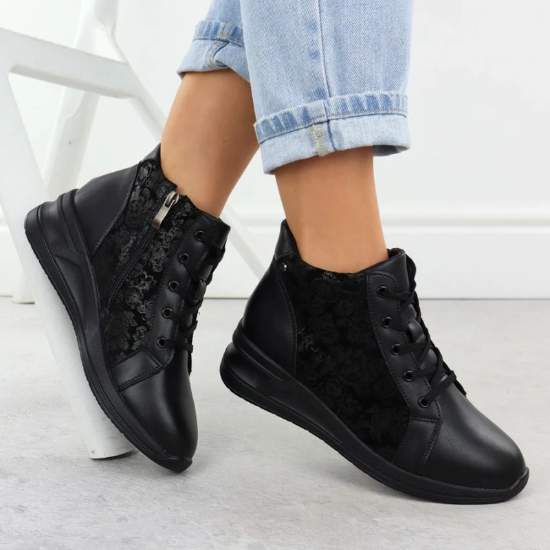 Çizme lëkure për femra Filippo DBT7280, të zeza