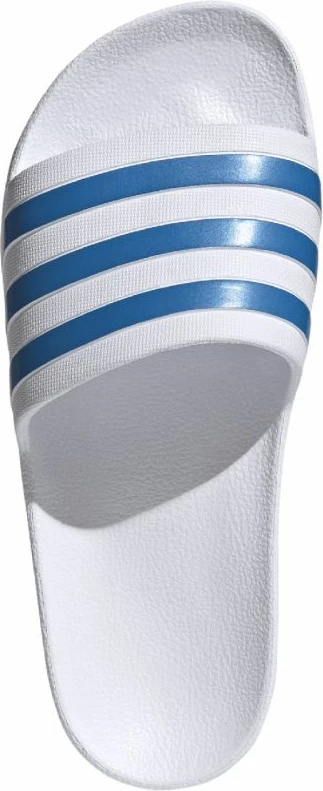 Papuqe për not adidas Adilette Aqua, të bardha dhe blu