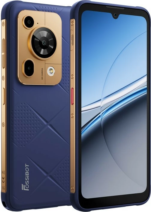 Celular Fossibot F112 Pro 6.88" 120Hz 8GB/256GB 5G 7150mAh Android 14 Dual SIM blu