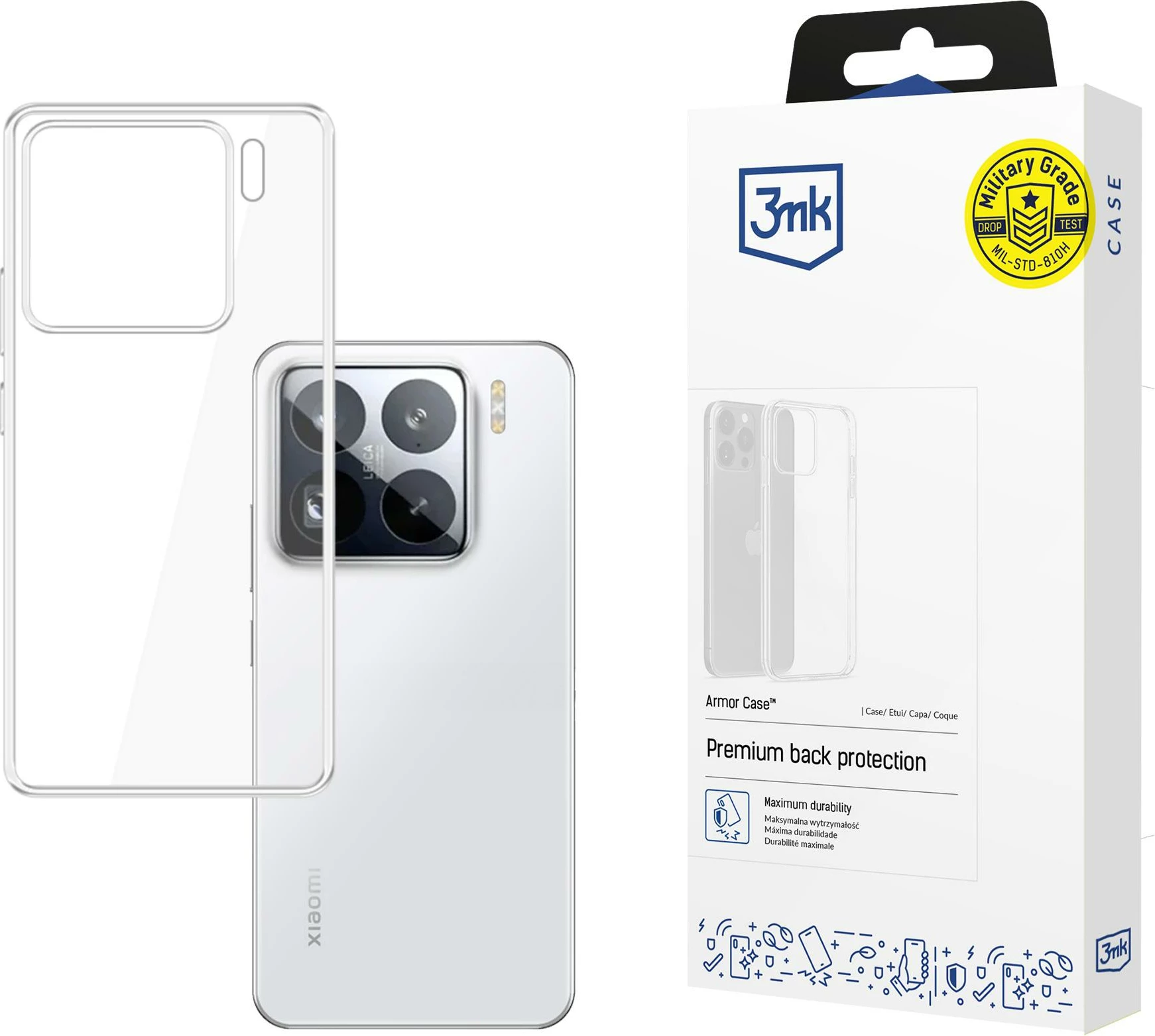 Mbështjellës 3mk Protection për Xiaomi 15 Pro, Transparent