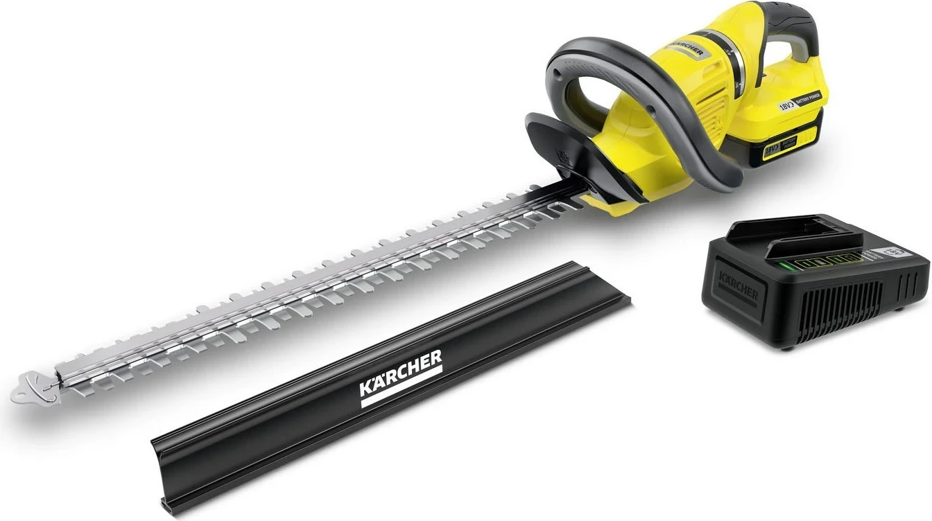 Gërshërë elektrike pa kabllo KARCHER HGE 18-50 Battery Set, 18V, 2.5Ah, e verdhë/zezë