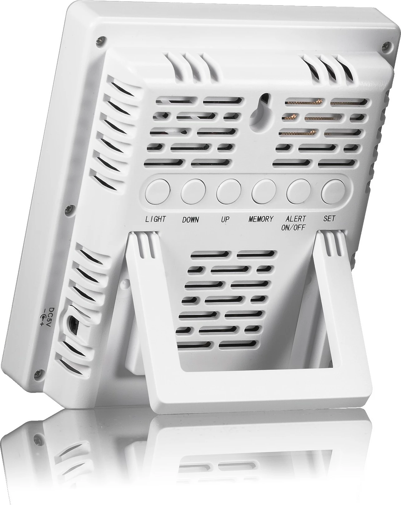 Monitor ajri Bresser CO2, ekran dixhital, bardhë