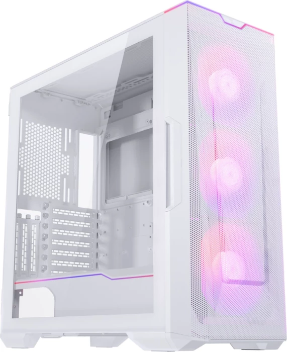 Kasë PHANTEKS Eclipse G500A D-RGB ATX, tempered glass, USB-C, 3x 140mm fan D-RGB, e bardhë