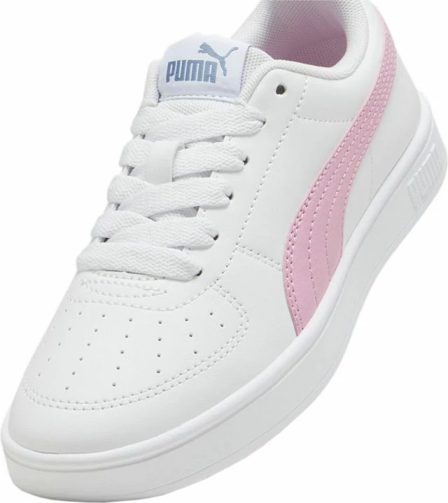 Atlete për fëmijë Puma, të bardha dhe rozë