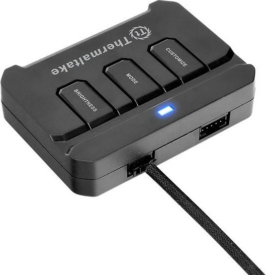 Shirit LED RGB Thermaltake Lumi 3 copë, 300mm, i zi