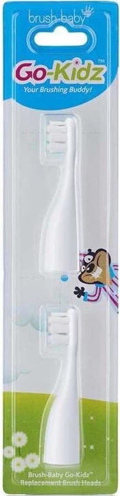 Koka rezervë për brushë dhëmbësh elektrike Brush-Baby GoKidz për fëmijë, 2 copë