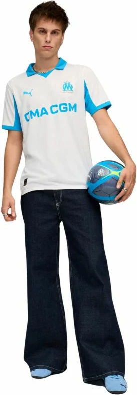 Fanellë futbolli Puma për meshkuj, e bardhë