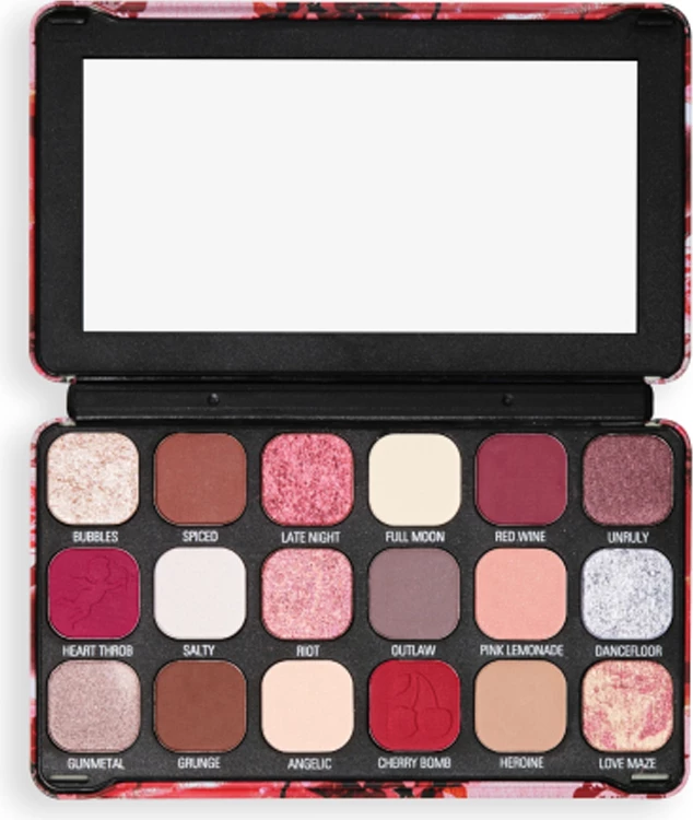 Revolution Forever Flawless Eyeshadow Palette - Cherry Rebel Red