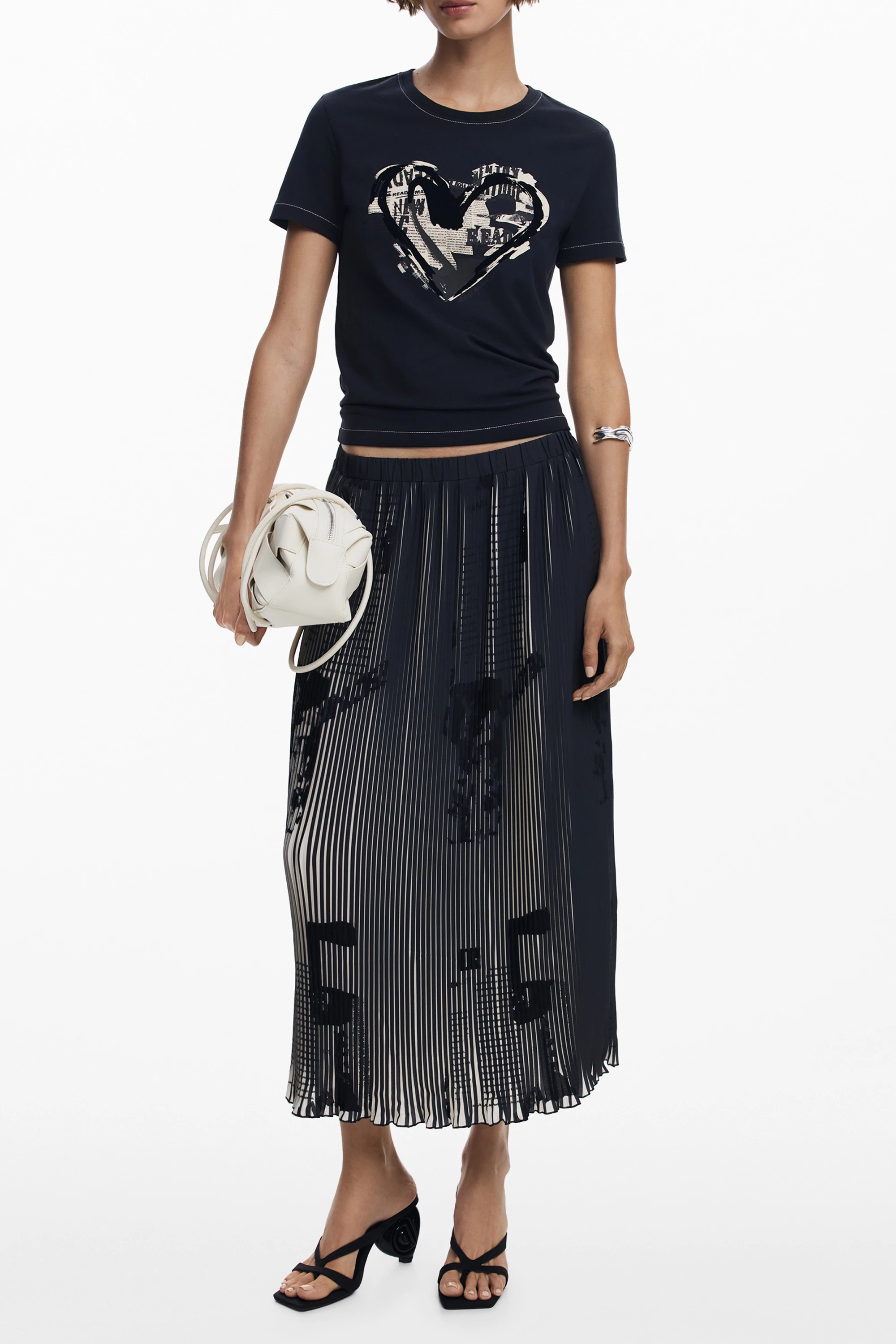 Fustan i gjatë DESIGUAL femra, i zi