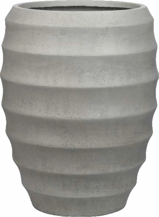 Vazo FLORRA, 50.7x50.7x67.7cm, MgO, gri