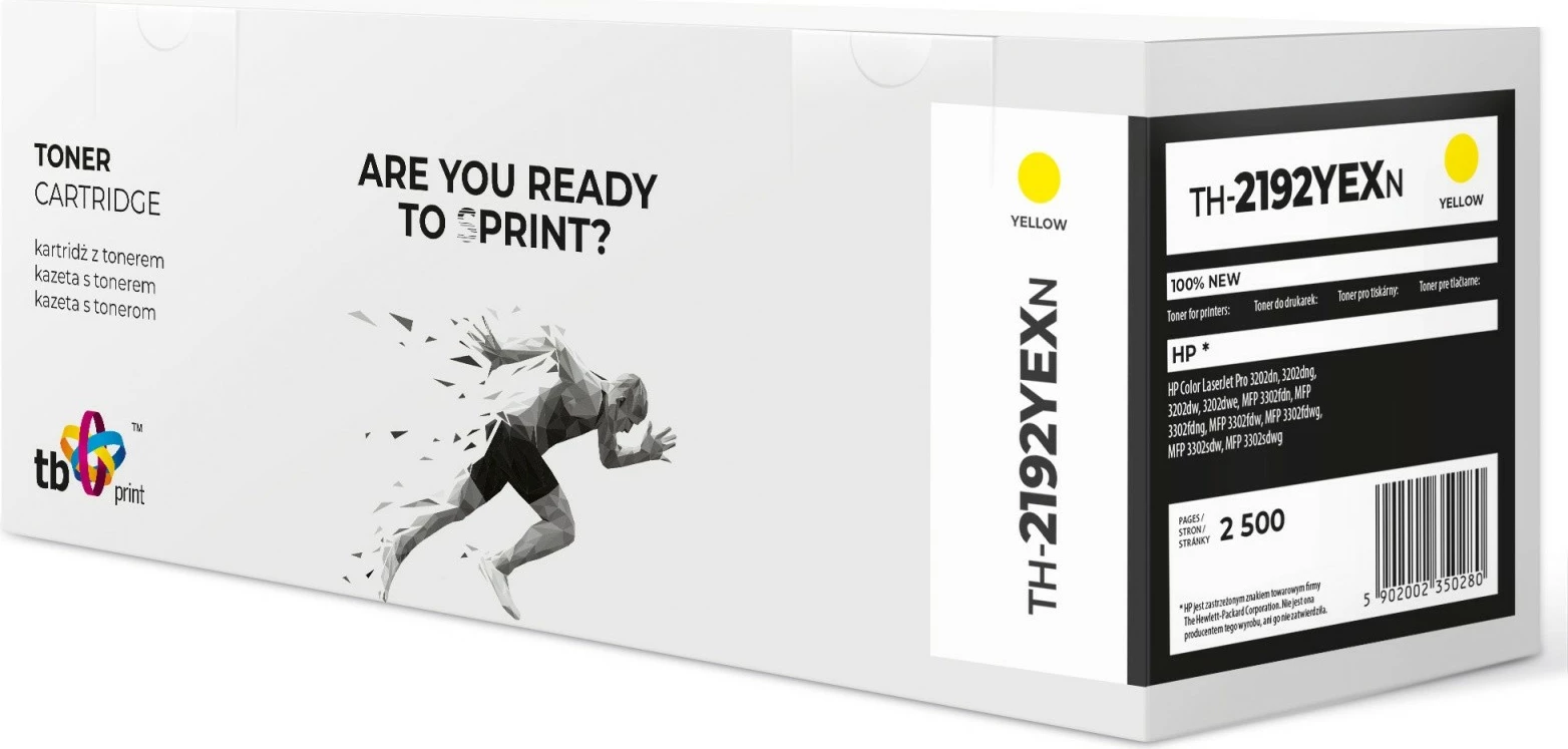 Toner, TB Print, TH-2192YEXN, 2500 faqe, me çip, për HP Color LaserJet Pro 3202/3302, e verdhë, 1 copë