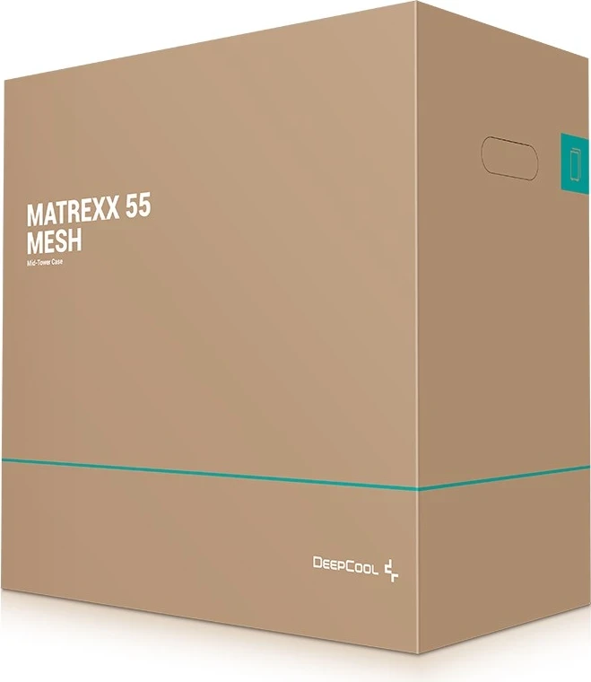 Kasë kompjuteri DeepCool Matrexx 55 Mesh ARGB 4F, e zezë