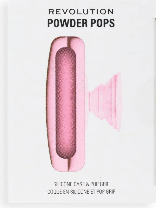 Revolution Powder Pops Silicone Case & Pop Socket- Pink