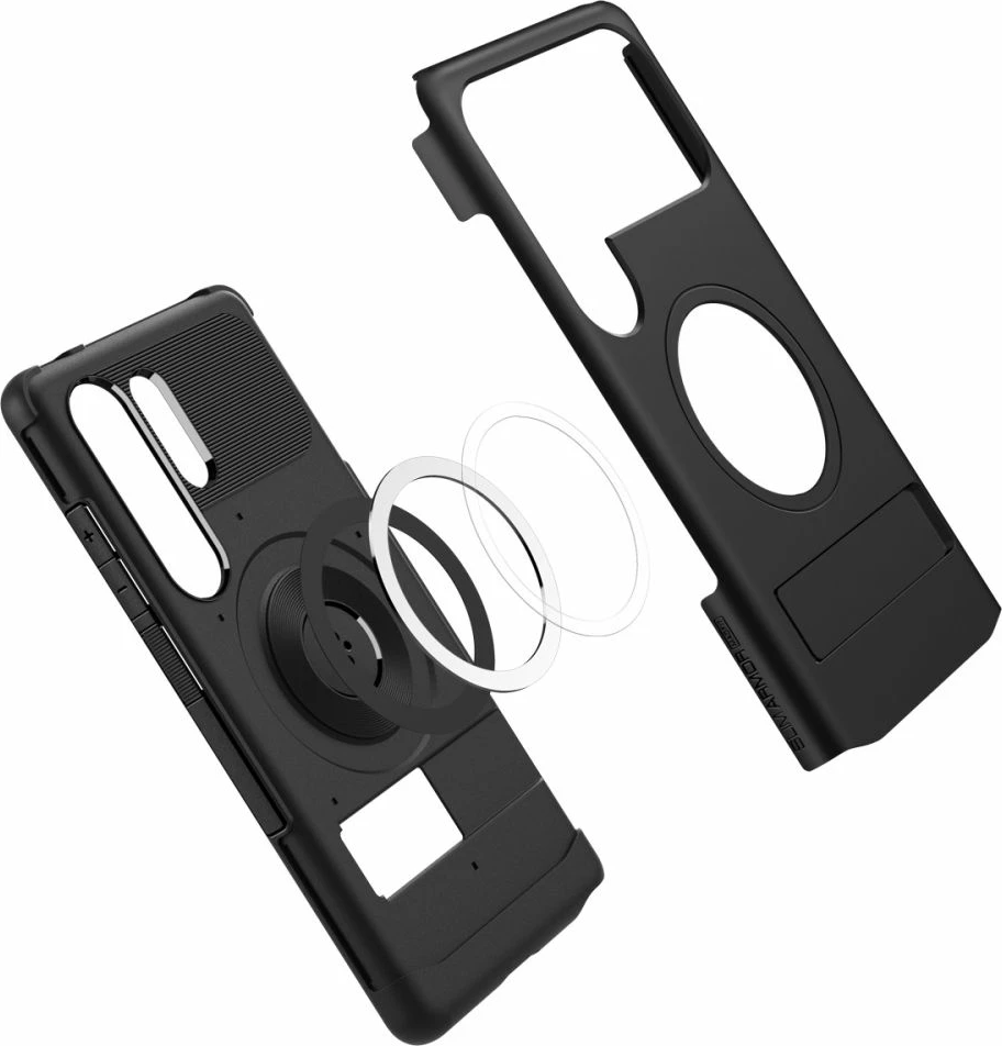 Mbështjellës Spigen Slim Armor Mag për Samsung Galaxy S25 Ultra, MagSafe, i zi